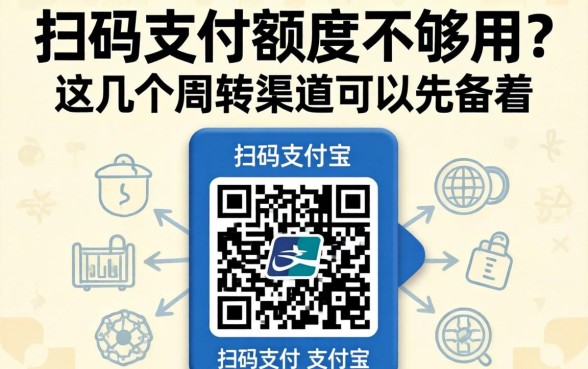 支付宝扫码支付额度不够用？这几个周转渠道可以先备着