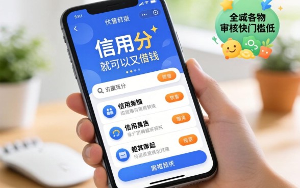 盘点几个不看信用分就可以借钱的软件，审核快门槛低