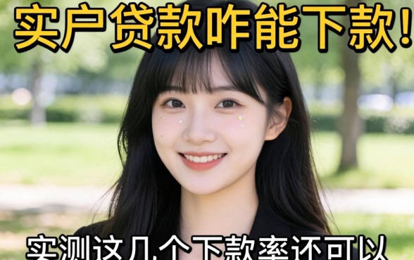 黑户贷款咋能下款？实测这几个下款率还可以