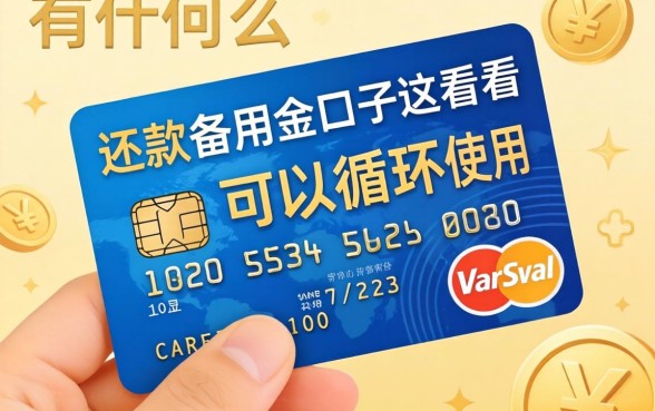 除了信用卡还有什么可以循环使用？这几款备用金口子看一看