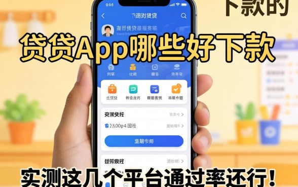 小贷app哪些好下款的？实测这几个平台通过率还行