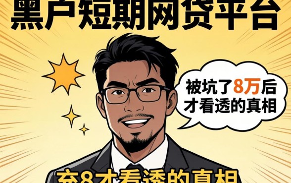 黑户短期网贷平台：我被坑了8万后才看透的真相