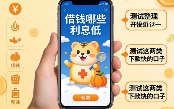 手机借钱哪些利息低？实测整理这两类下款快的口子