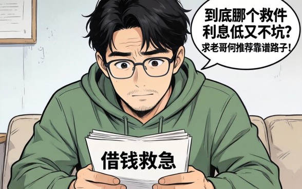 手头紧想借钱救急，到底哪个软件利息低又不坑？求老哥们推荐靠谱路子！
