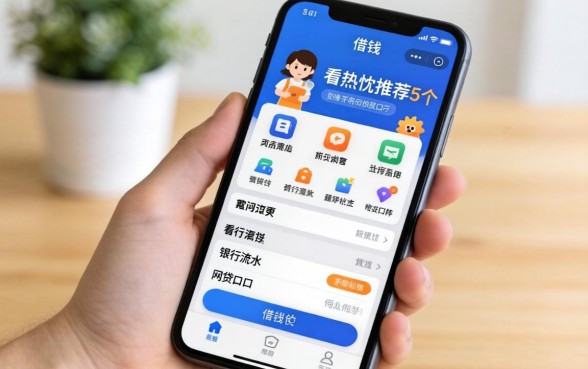 手机上有哪些软件能借钱,热忱推荐5个看银行流水的网贷口子