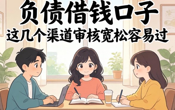 无视负债的借钱口子,这几个渠道审核宽松容易过