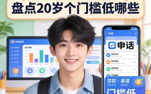 没满20周岁能申请的贷款有哪些?盘点几个门槛低的渠道