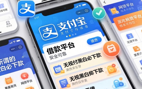 我翻遍了支付宝里有哪些借款平台安全可靠,发现所谓的无视黑白必下款的网贷平台根本不存在