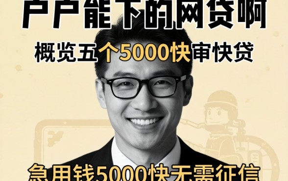 有没有黑户能下的网贷啊，概览五个急用钱5000快审快贷无需征信口子