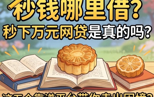 急需用钱哪里借?秒下万元网贷是真的吗?这五个靠谱平台带你走出困境