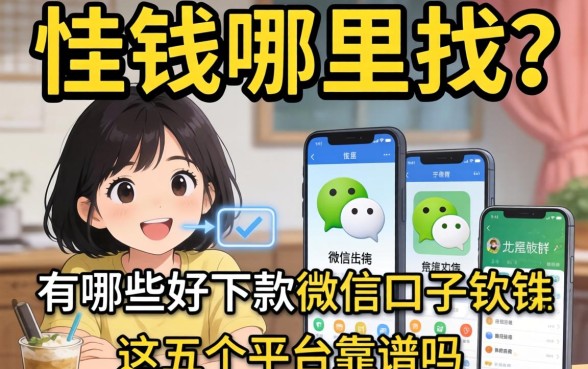 急需用钱哪里找?有哪些好下款的微信口子软件?这五个平台靠谱吗?