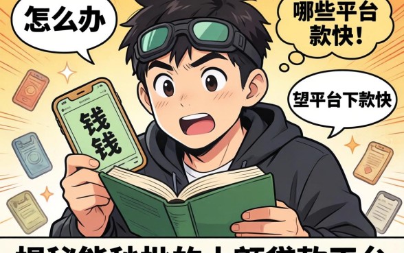 急需用钱怎么办？哪些平台下款快？揭秘能秒批的小额贷款平台