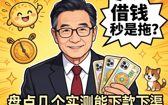 老王借钱秒是拖？盘点几个实测能下款的渠道