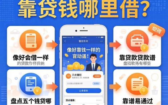 急需用钱哪里借?像好会借一样的贷款软件有哪些?盘点五个靠谱易通过的平台