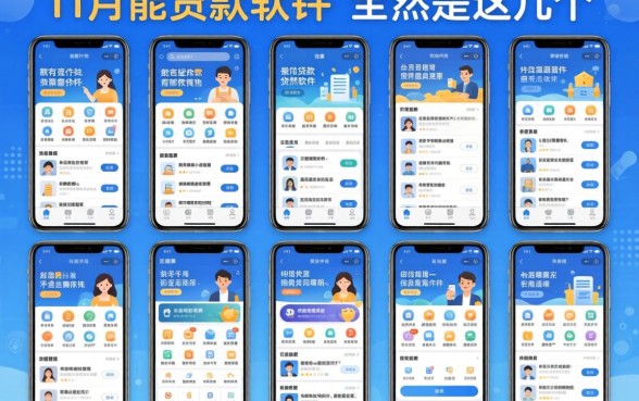 我试了十几个平台，发现11月能贷款的软件居然是这几个