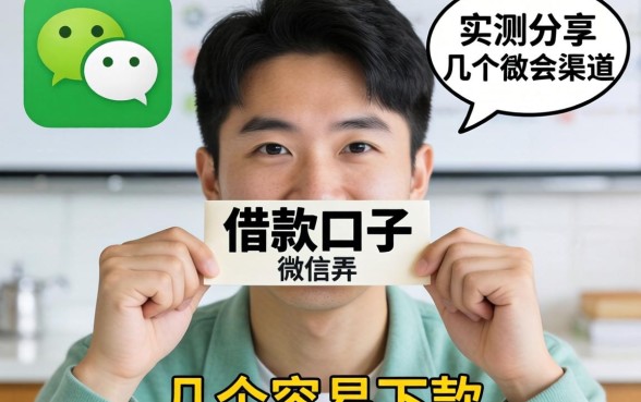 微信的借款口子怎么弄？实测分享几个容易下款的渠道