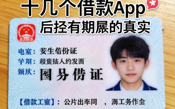 我17岁只有身份证，试了十几个借款app后的真实经历