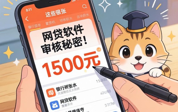 我借1500元看银行流水，发现这些网贷软件的审核秘密