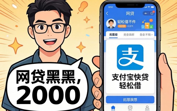 我试了网贷黑户2000和支付宝快贷轻松借软件，结果和我想的完全不一样