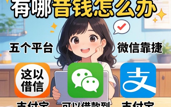 急需用钱怎么办？有哪些可以借款到微信支付宝的软件？这五个平台靠谱又便捷