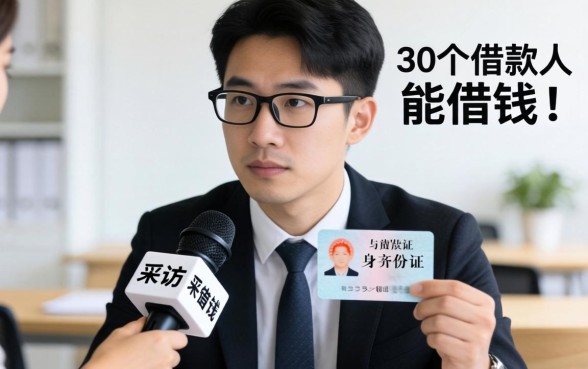 那里不用身份证能借钱?我采访了30个借款人,真相有点残酷