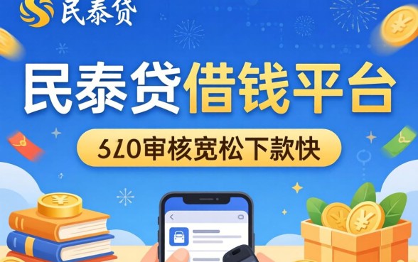 盘点几个像民泰贷的借钱平台,审核宽松下款快