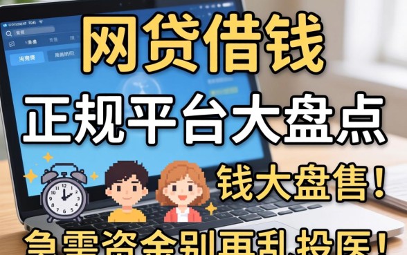 现在还有哪些网贷可以借钱？正规平台大盘点，急需资金别再乱投医！