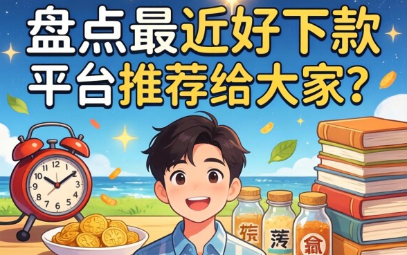 急需资金周转?盘点最近好下款的平台推荐给大家