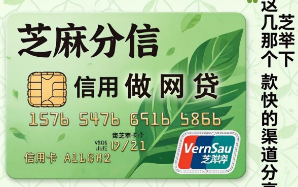 芝麻分信用卡做网贷，这几个下款快的渠道分享