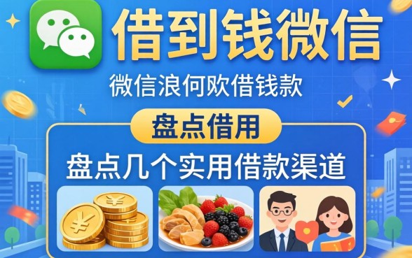 怎么可以快速借到钱呢微信?盘点几个实用的借款渠道