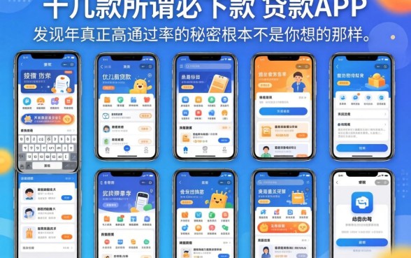 我试了十几款所谓必下款的贷款app，发现2026年真正高通过率的秘密根本不是你想的那样