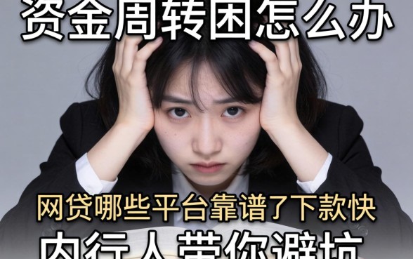 深陷资金周转困境怎么办？网贷哪些平台靠谱且下款快？内行人带你避坑