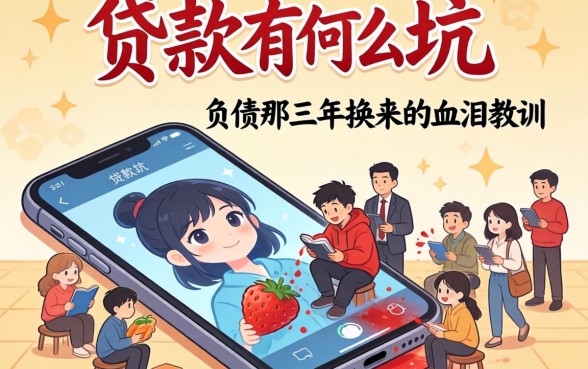 手机贷款有什么坑?我负债那三年换来的血泪教训