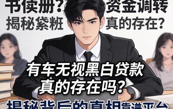 急需资金周转？有车无视黑白贷款真的存在吗？揭秘背后的真相与靠谱平台推荐