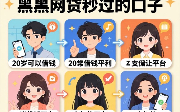 黑名单网贷秒过的口子，枚举五个20岁可以借钱平台不查征信的软件