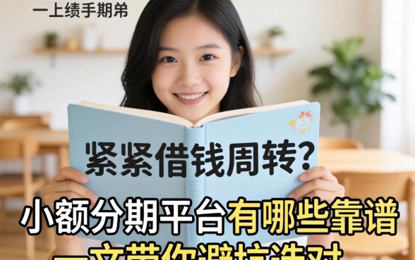 手头紧想借钱周转?小额分期平台有哪些靠谱选择?一文带你避坑选对