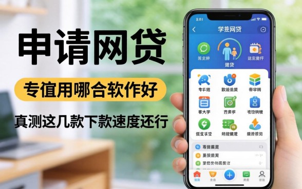 学生申请网贷用哪个软件好？实测这几款下款速度还行