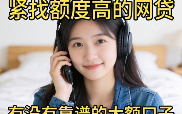 手头紧想找那种额度高的网贷，有没有靠谱的大额口子推荐？