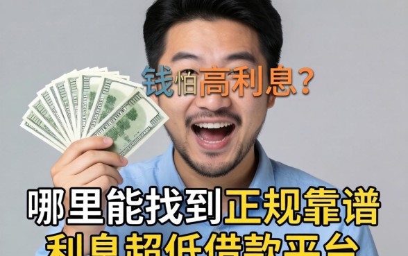 急需用钱却害怕高利息?哪里能找到正规靠谱的利息超低的借款平台?