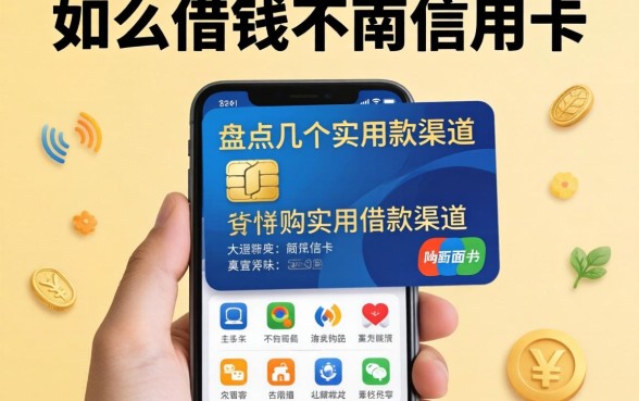 手机怎么借钱不用信用卡？盘点几个实用的借款渠道