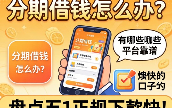 急需用钱怎么办?分期借钱app有哪些平台靠谱?盘点五个正规下款快的口子