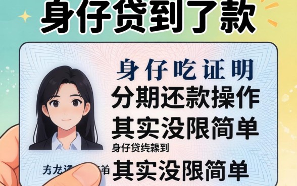 我仅凭身份证贷到了款，分期还款操作其实没那么简单