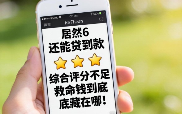 我拿着iPhone6s居然还能贷到款，综合评分不足的救命钱到底藏在哪