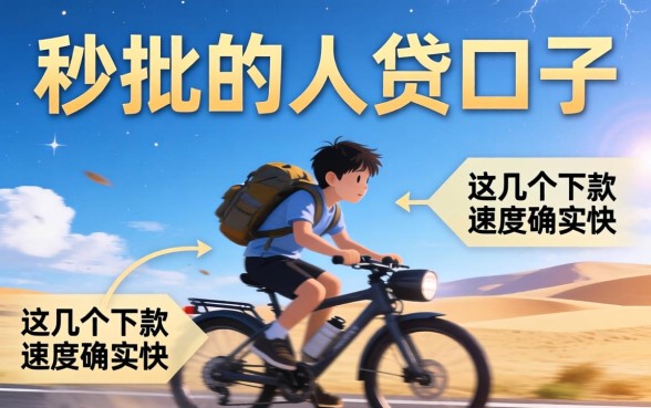 实测2026秒批的小贷口子，这几个下款速度确实快