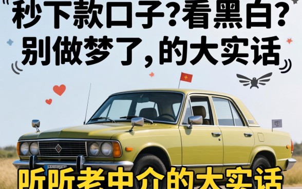 最新秒下款口子不看黑白？别做梦了，听听老中介的大实话