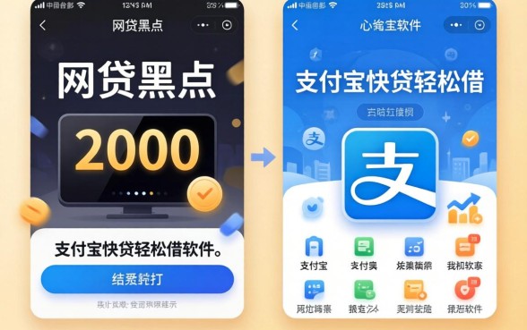 我试了网贷黑户2000和支付宝快贷轻松借软件，结果和我想的完全不一样