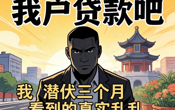 黑户贷款吧2026：我潜伏三个月看到的真实乱象