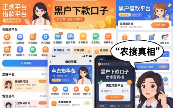 我试了市面上几十款借款平台，发现正规平台和黑户下款口子的真相让人意外