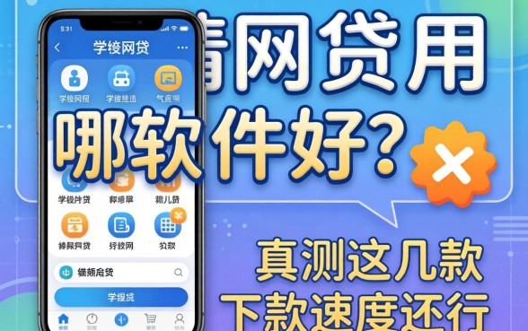 学生申请网贷用哪个软件好？实测这几款下款速度还行