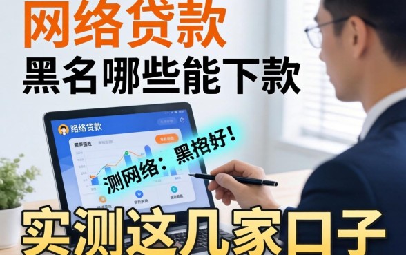 揭秘网络贷款是黑户哪些能下款的平台，实测这几家口子